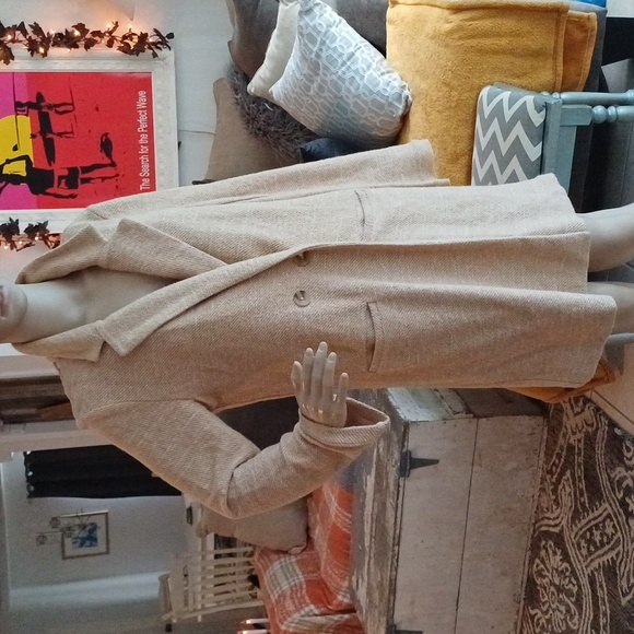 Sanctuary Carleton double breasted Fall coat beige S - Picture 4 of 16